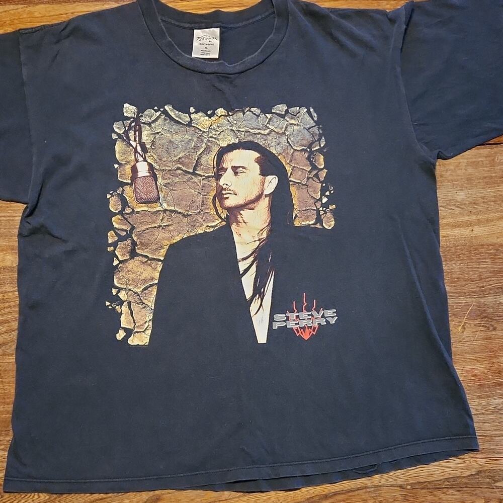 Vintage Steve Perry Shirt Mens XL For The Love Of Strange Medicine Tour 90s